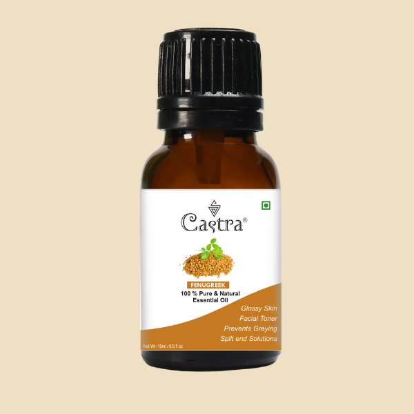 Castra 100% Pure & Natural Fenugreek Essential Oil (15ml) – The Ultimate Solution for Hair & Skin Perfection