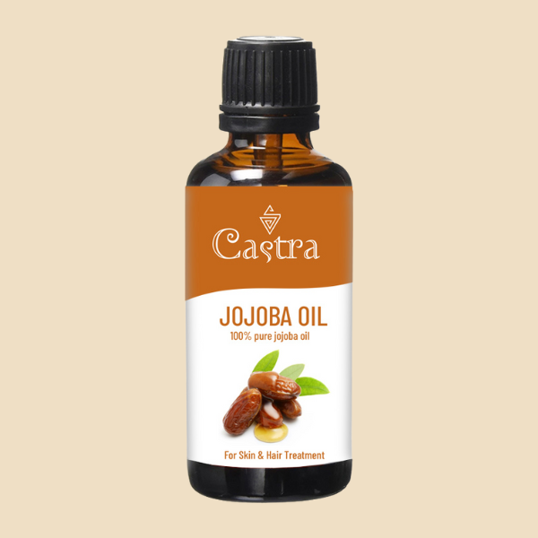 Castra 100% Pure Cold-Pressed Jojoba Oil (50ml) – The Golden Shield for Skin & Hair
