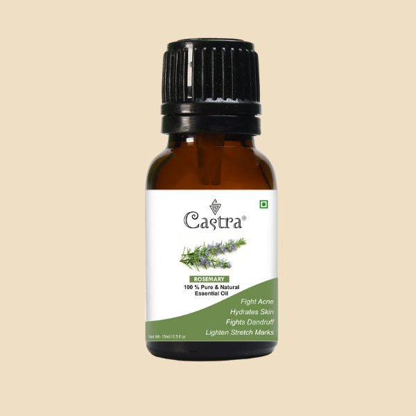 Castra 100% Pure & Natural Rosemary Essential Oil (15ml) – The Catalyst for Growth & Clarity